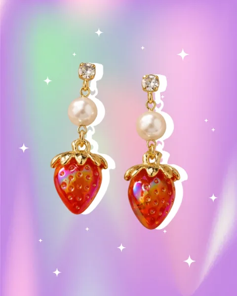 Aretes de Fresa