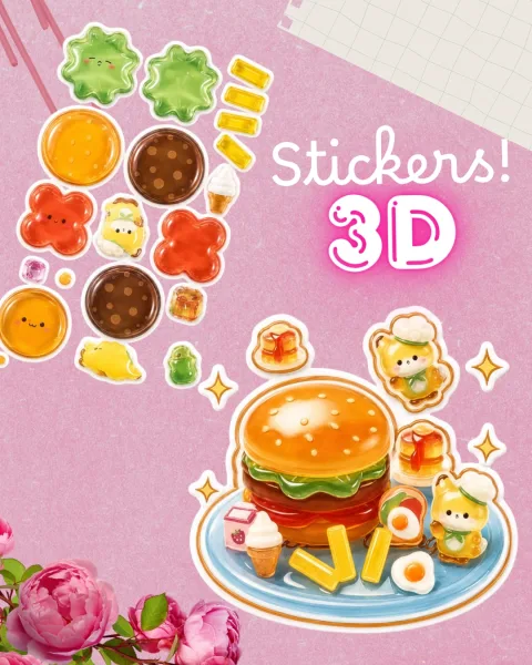 Sicker 3D burger boy