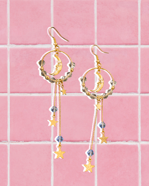 Aretes My moon