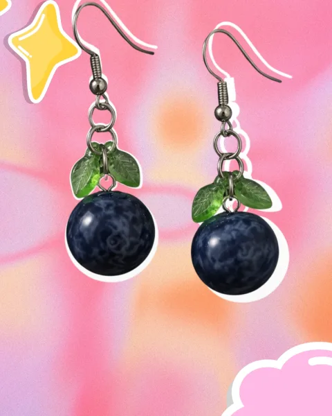 Aretes blueberry